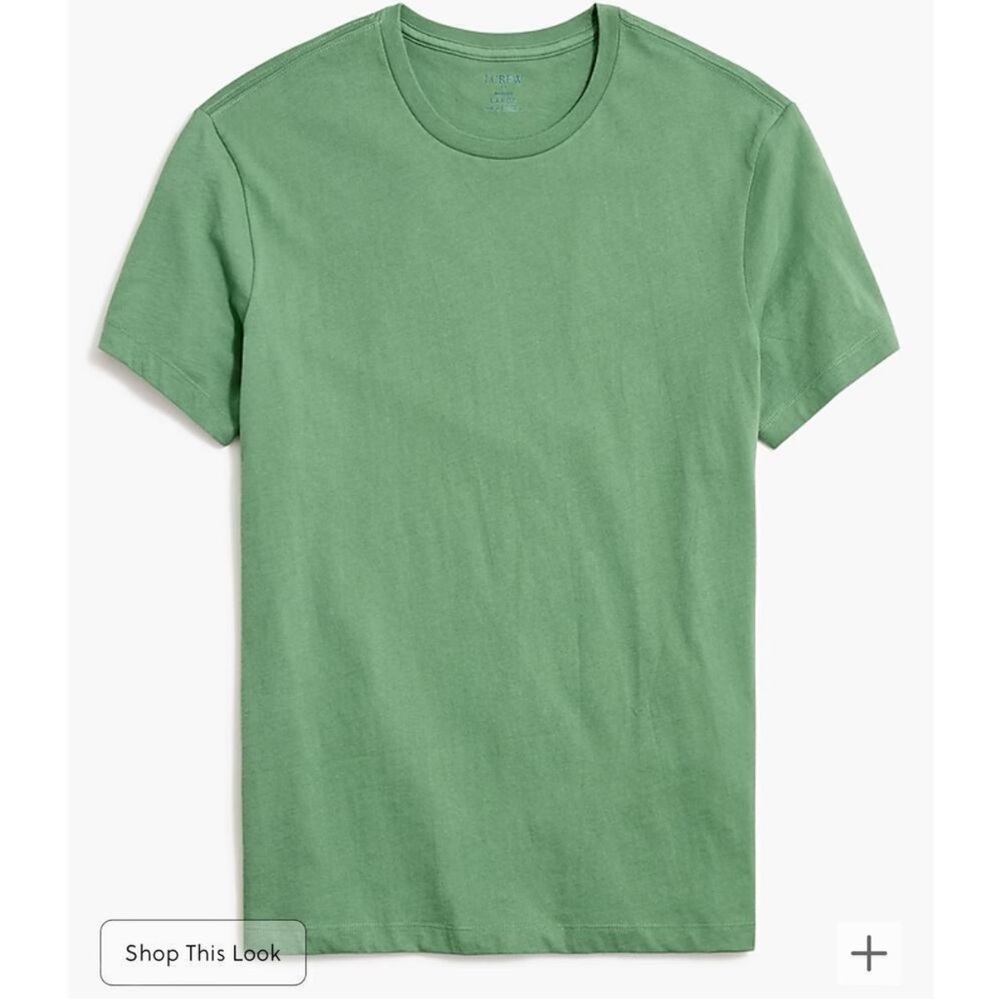 J crew green Cotton washed jersey tee